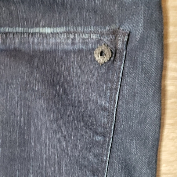 Democracy Ab Technology Dark Blue Denim Pencil Skirt Size 6 New With Tags - Picture 4 of 4